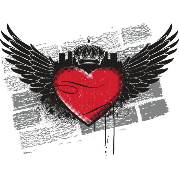 Love heart wings crown NO TEXT Thumbnail