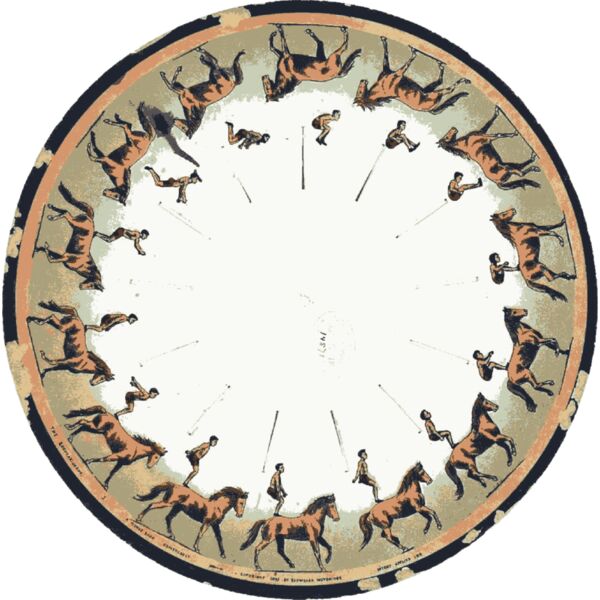 Vintage horse acrobat Thumbnail