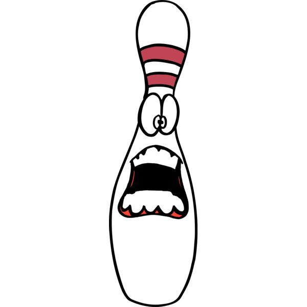Bowling Pin Scared Face Thumbnail